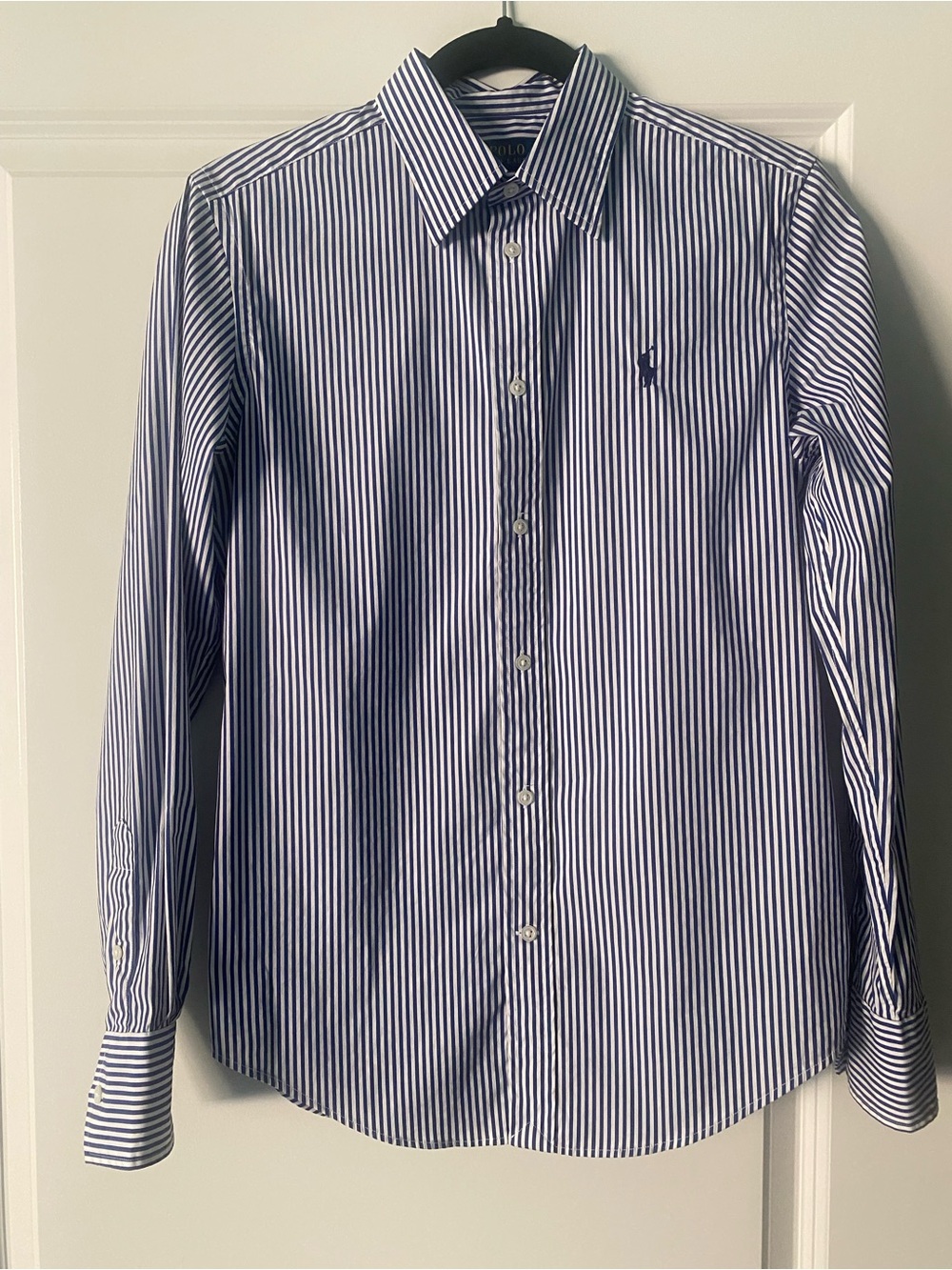 Polo Ralph Lauren Blue & White Striped Shirt | Classic Fit | Embroidered Pony